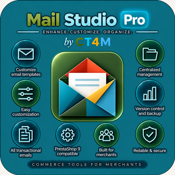 CT4M Mail Studio Pro for PrestaShop