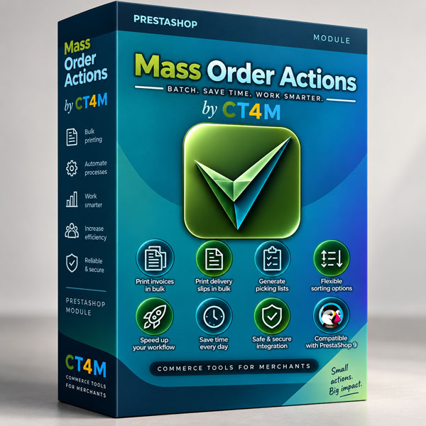 CT4M Mass Order Actions for Prestashop
