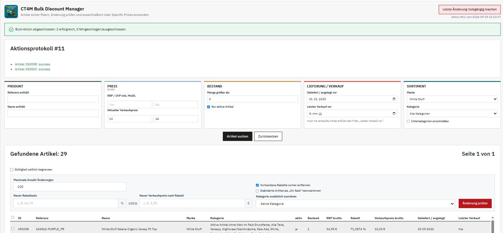 CT4M Bulk Discount Manager